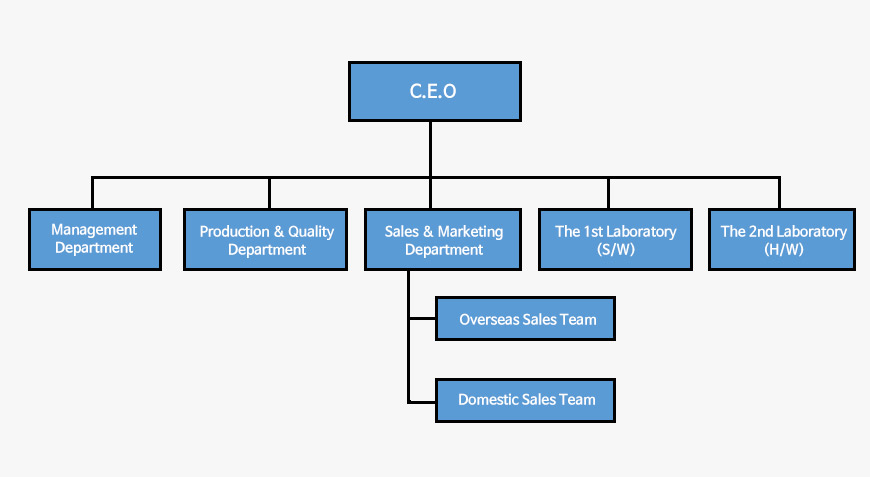Organization Chart at Pinetron